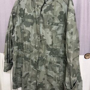 Old Navy Women's Camouflage Military Jacket